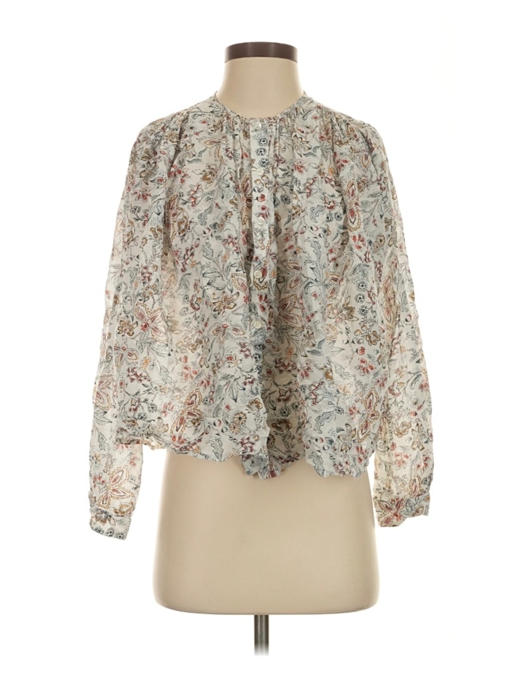 Sezane Flowy Blouse